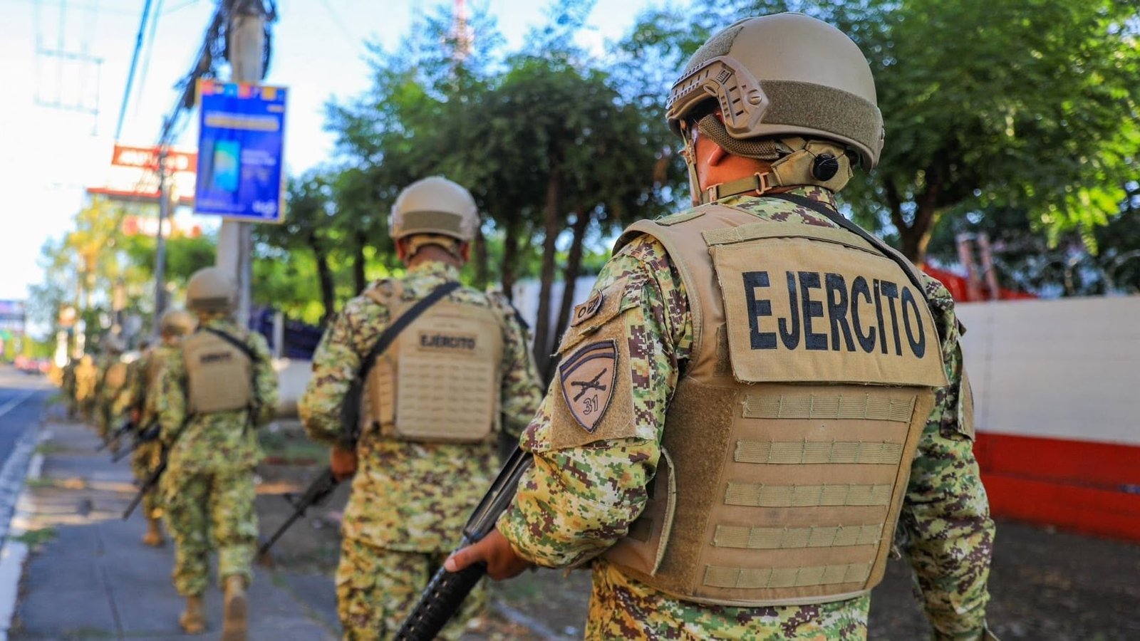 Soldados del Ejército de El Salvador