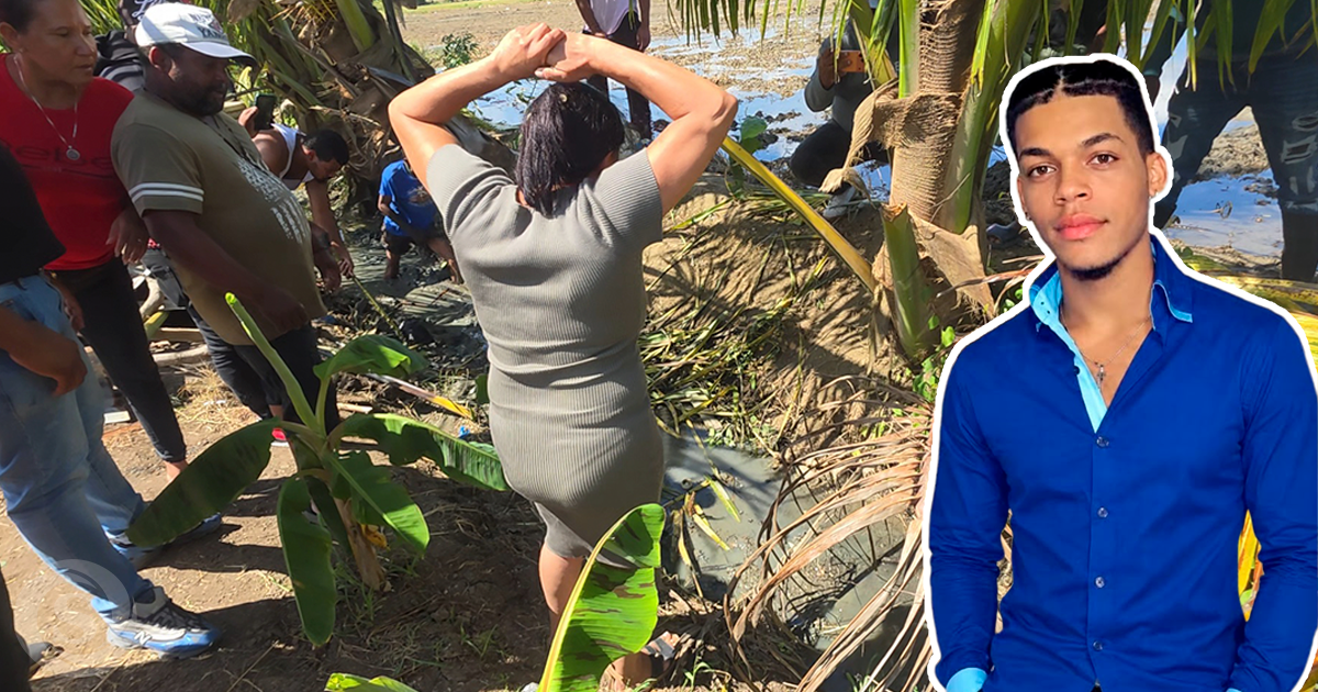 Búsqueda de Anderson Santos Rodríguez, conocido como Vaguito, en una zona rural de Nagua