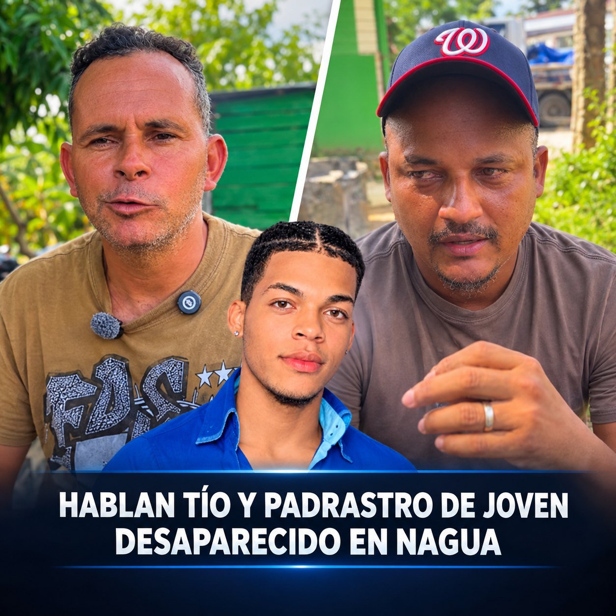 Foto de la fuente: el tío y el padrastro de «Vaguito» hablan de la desaparición del joven en Nagua