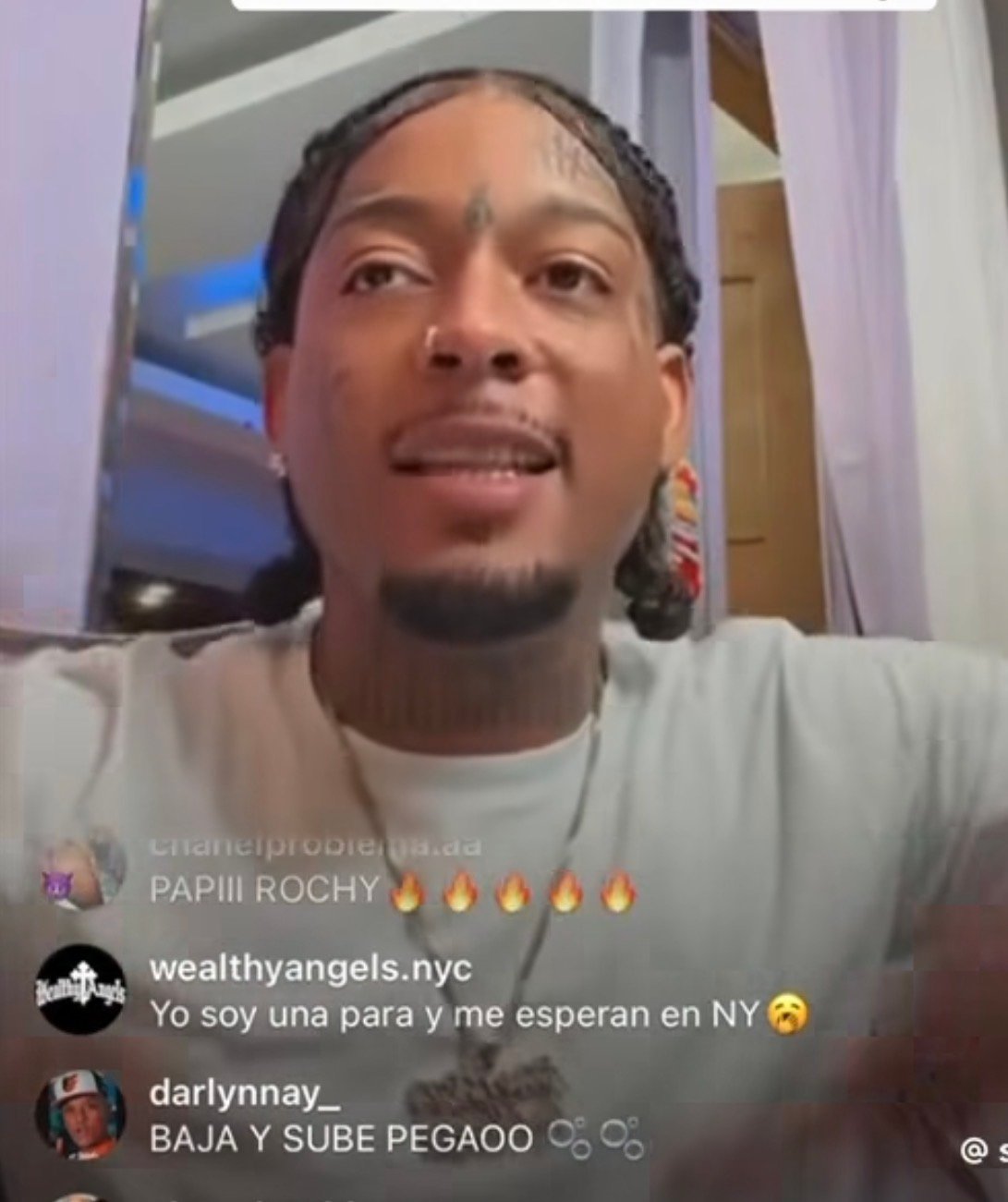 Rochy RD en video (captura, vía El Contenido Viral)